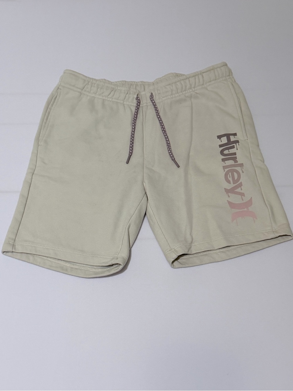 Hurley Men's Sandstone Logo Drawcord Athletic Shorts